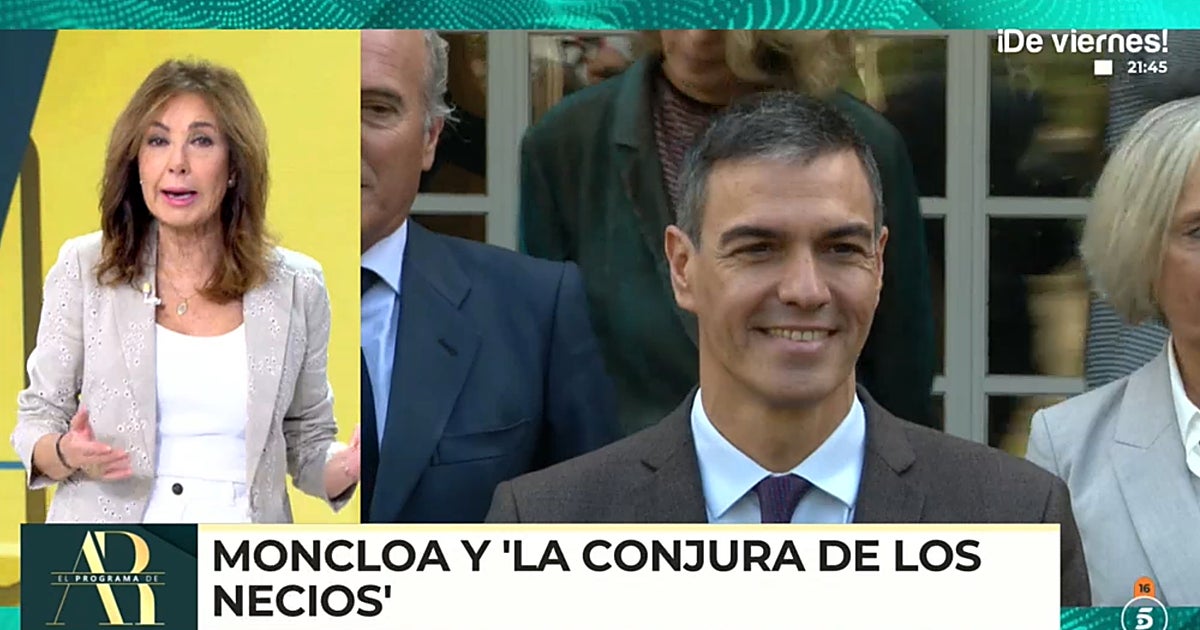 Ana Rosa desmonta la comparecencia de Sánchez en el Congreso para dar explicaciones: «Nos quiere meter un gol»