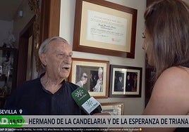 Los 102 años de José Pradilla, vecino de Sevilla: «Conduje hasta los 100 y escribí mis memorias»