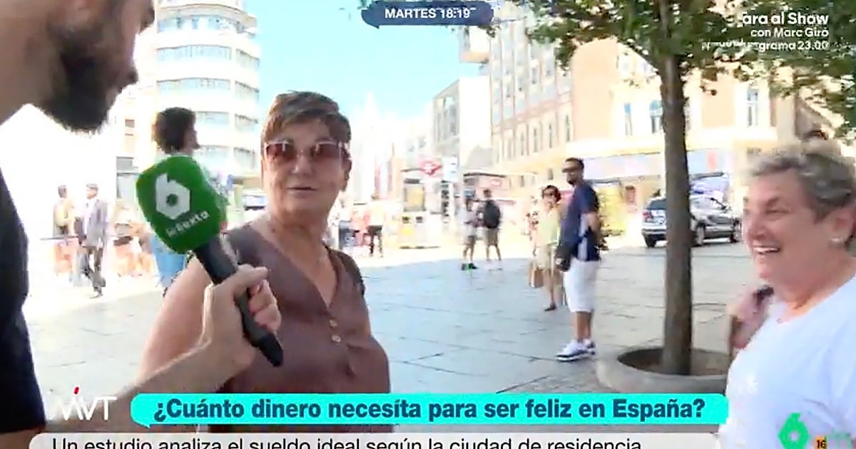 Reacciones en la calle al saber que «la felicidad cuesta 77.