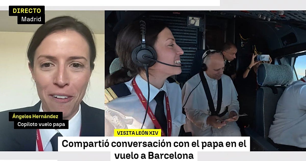 La copiloto del vuelo del Papa revela la inolvidable sorpres