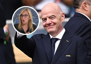 Rocío Martínez ve a Infantino ofrecer la final del Mundial a Marruecos y lo 'desenmascara': «Está en sus peores horas en la FIFA»