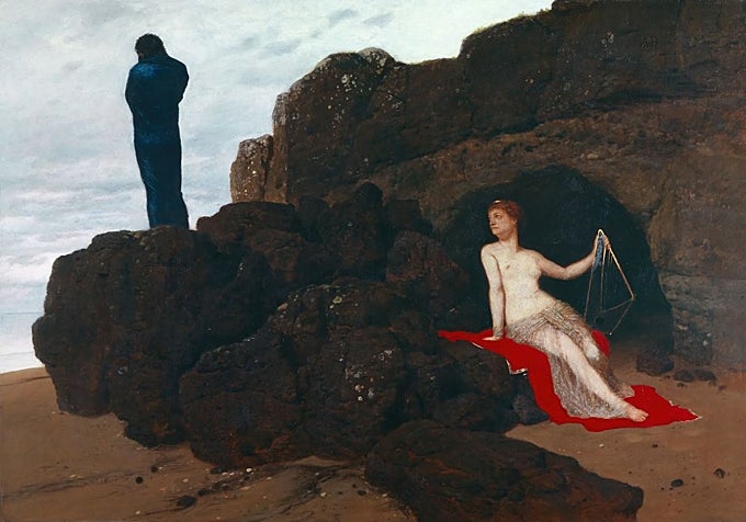 'Odiseo y Calypso', de Arnold Böcklin (1882)