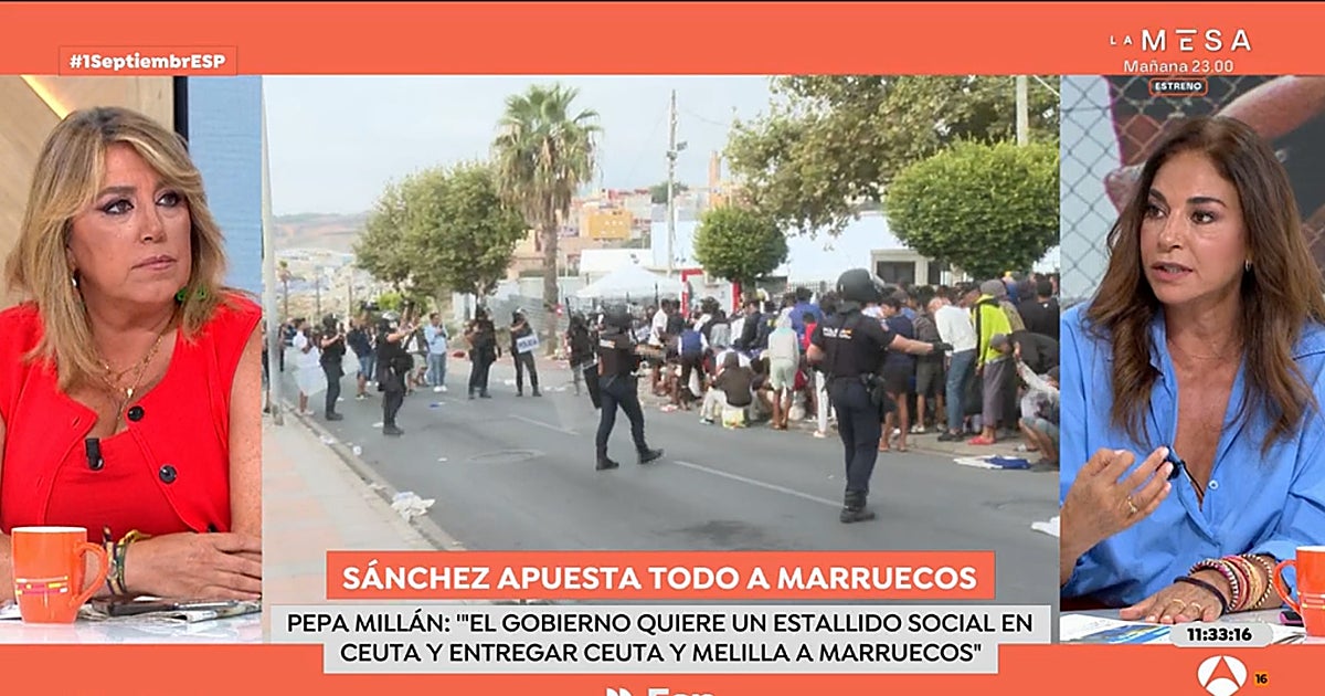 Preguntan a Mariló Montero si cree que Pedro Sánchez quiere que invadan España y su respuesta es  escalofriante 
