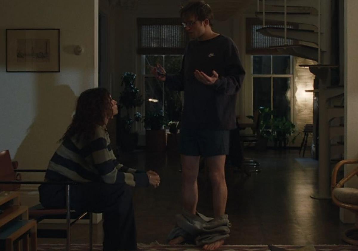Zendaya y Robert Pattinson en 'El drama'.