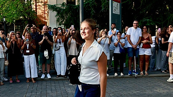 La Princesa Leonor, «como una alumna más»