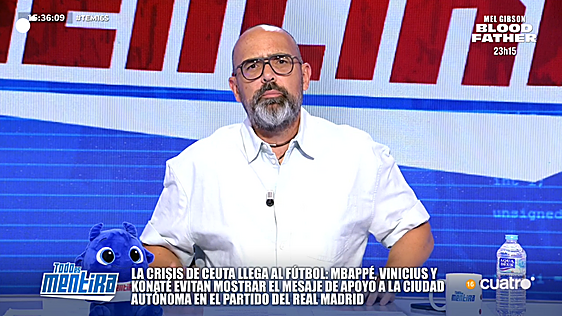 Risto Mejide expone a Vinicius, Mbappé y Konaté por su gesto con Ceuta: «Igual deberían haberles pagado para llevar esa camiseta»