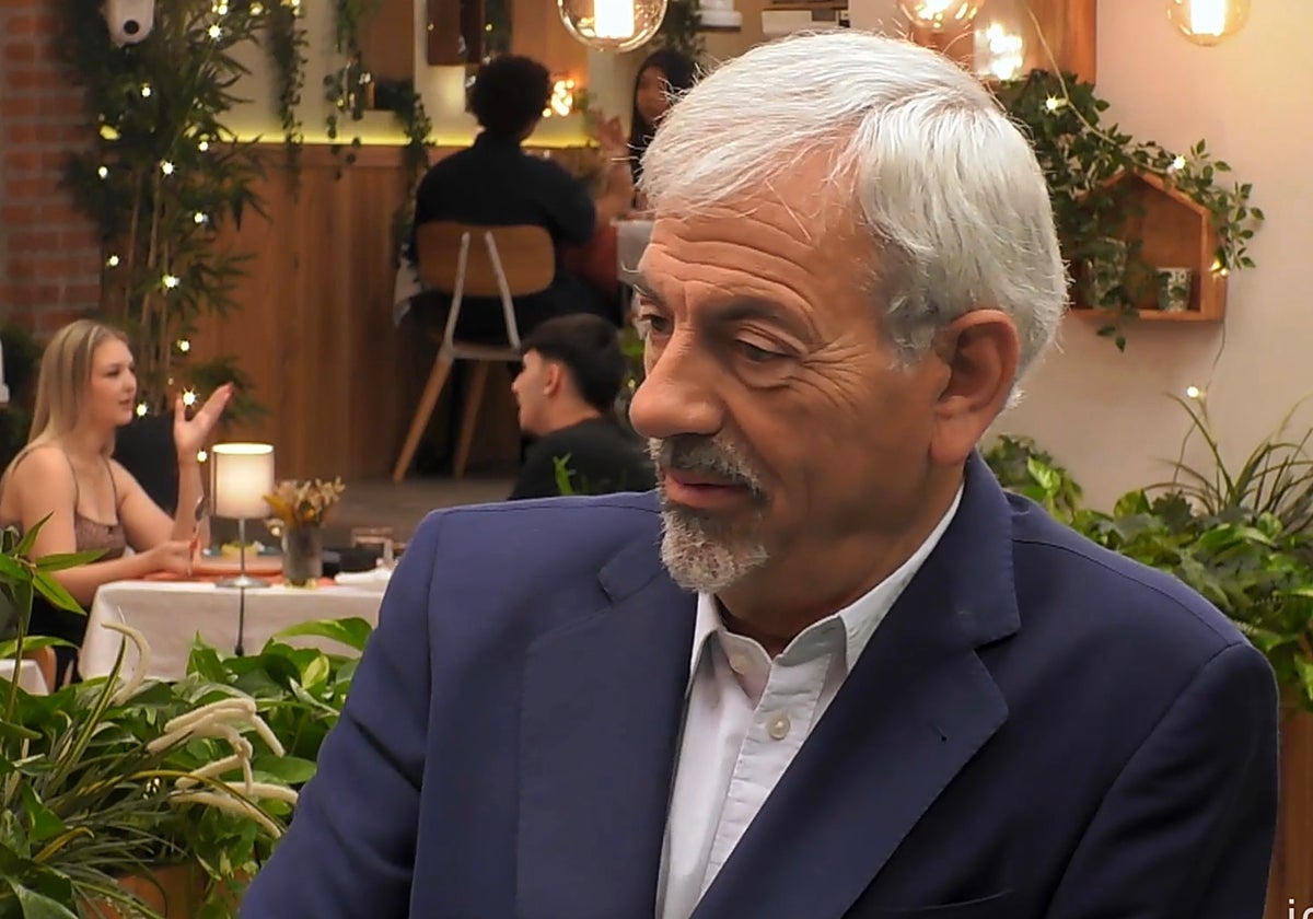 Sobera, desconcertado por las modernidades que pide una soltera en 'First Dates': «Esto en Bilbao no se acostumbra»