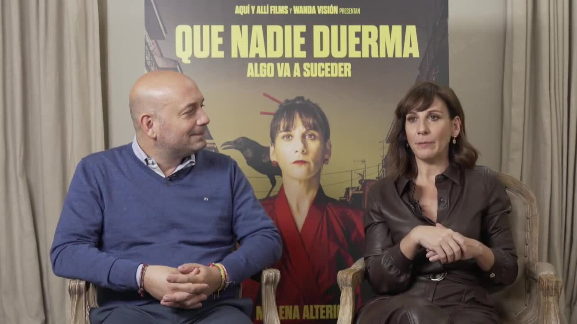 Malena Alterio &quot;se deja llevar&quot; en &quot;Que nadie duerma&quot;
