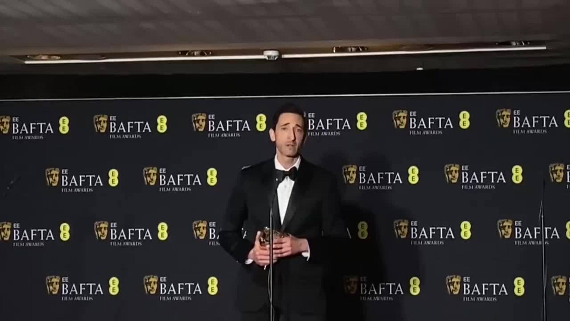 Adrien Brody gana el BAFTA a Mejor Actor Protagonista por su papel en &#039;The Brutalist&#039;