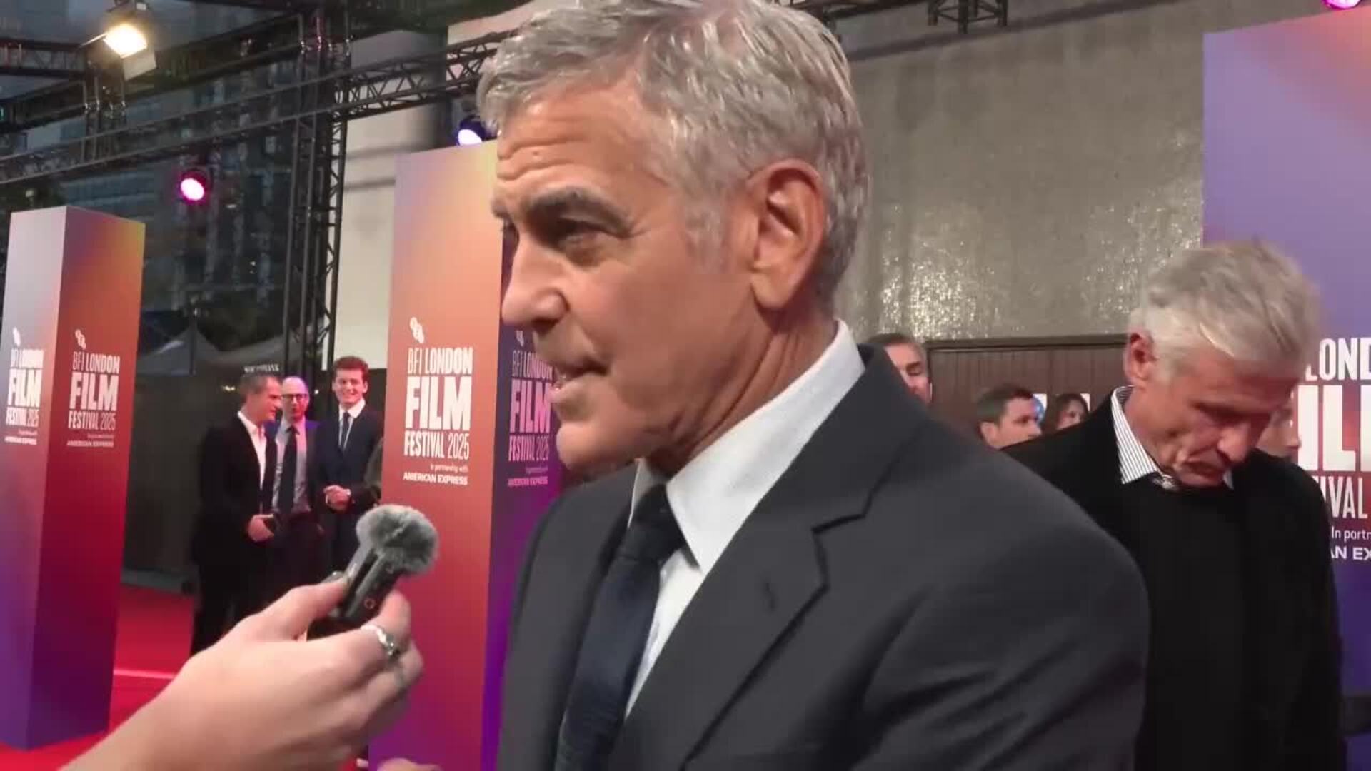 George Clooney, protagonista de la alfombra roja de &#039;Jay Kelly&#039; en Londres