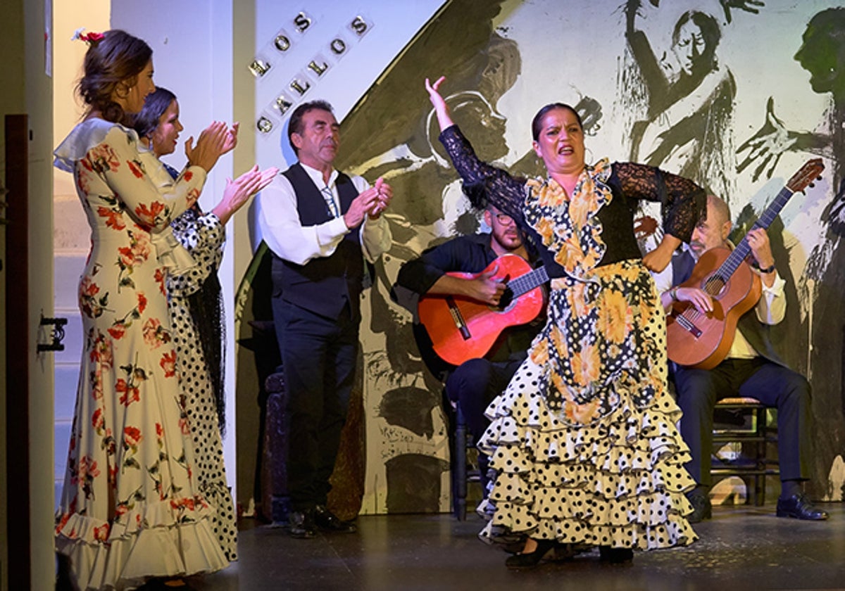 Espectáculo en el tablao Los Gallos