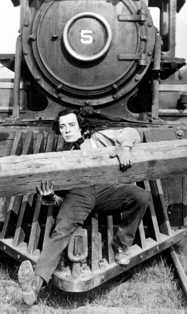 Buster Keaton en una escena de 'El maquinista de La General'