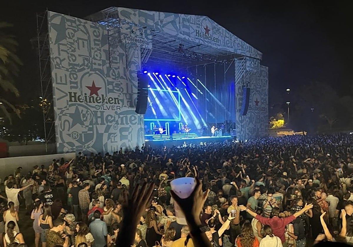 Una imagen de la primera jornada del Festival Interestelar 2022