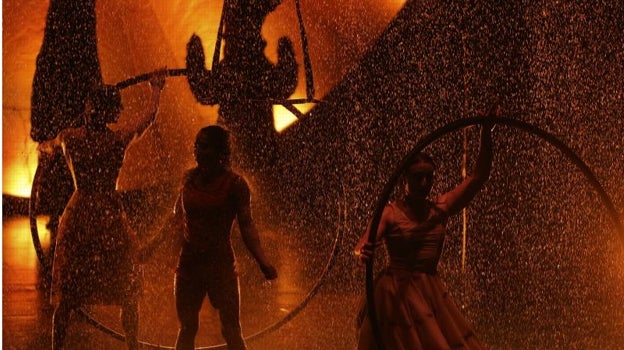 El agua está muy presente en 'Luzia', el último espectáculo del Circo del Sol