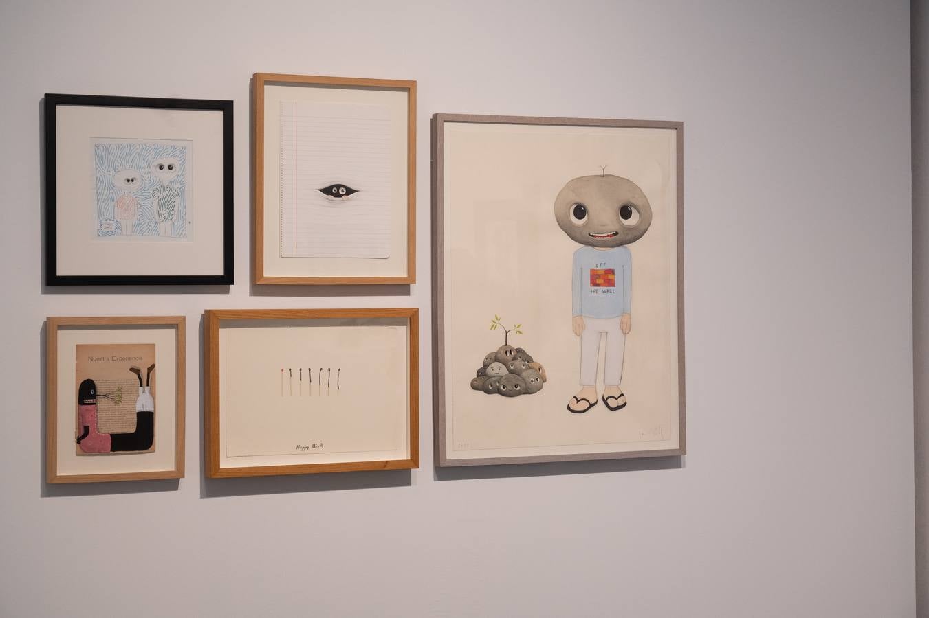 Piezas de las nuevas exposiciones del Centro Fundación Unicaja de Sevilla