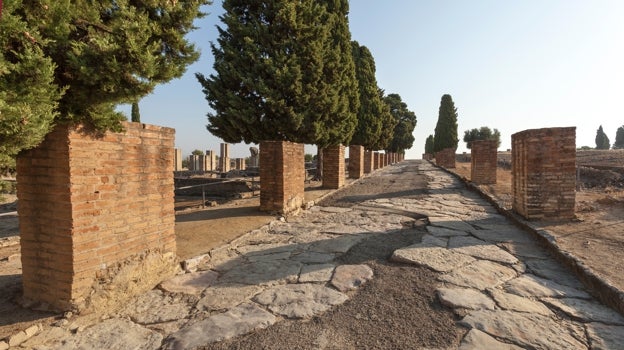 Calzada romana en Sevilla