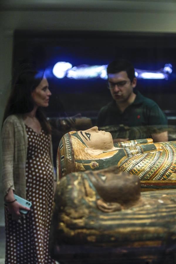 La exposición 'Momias de Egipto. Redescubriendo seis vidas', en CaixaForum Sevilla 2023