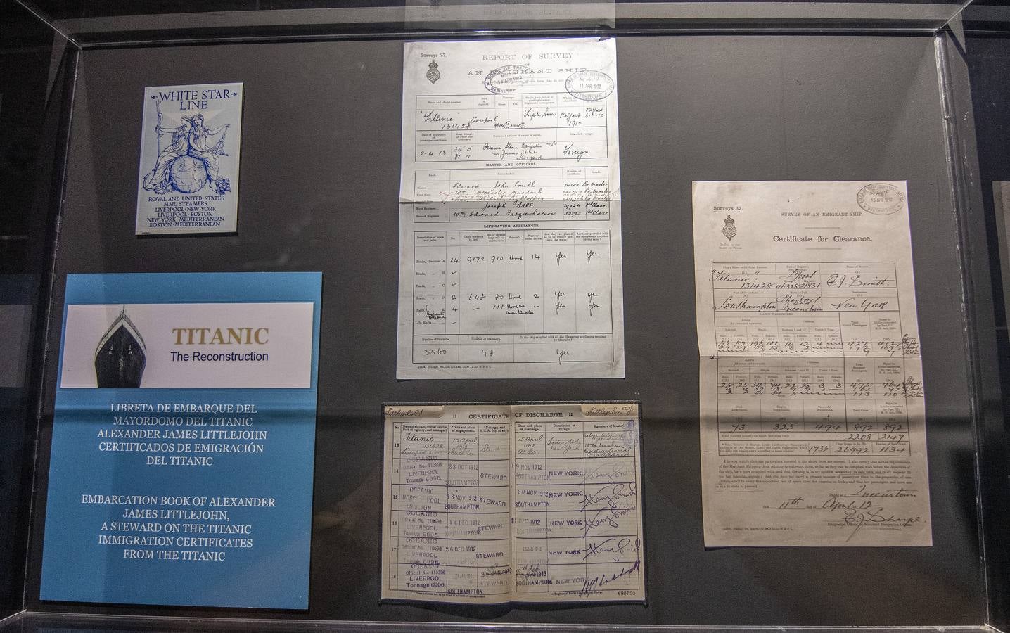 Exposición 'Titanic: The Reconstruction' , en el Pabellón de la Navegación