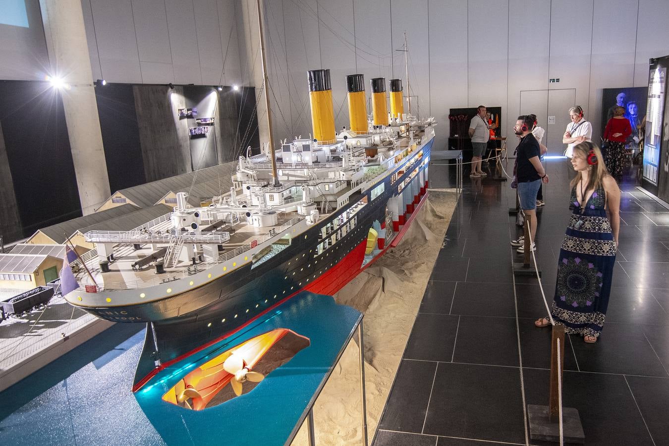 Exposición 'Titanic: The Reconstruction' , en el Pabellón de la Navegación