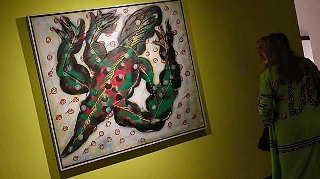 Una de las obras que se exponen en la Fundación Cajasol