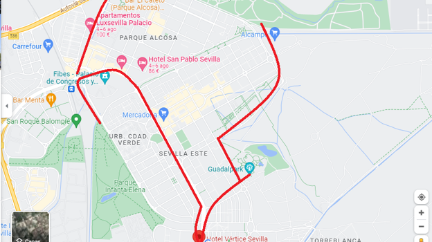 Rutas para hacer running o caminar rápido en Sevilla