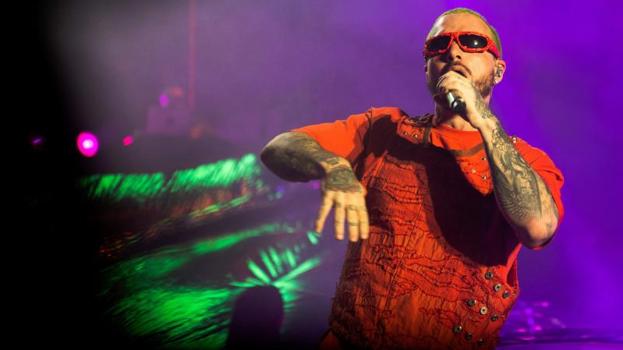 El colombiano J. Balvin en el Solidays Music Festival de París, hace unos días