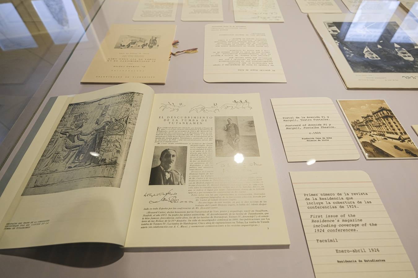 En la exposición se comprueba el amor del duque a Egipto y su relación con el arqueólogo Howard Carter