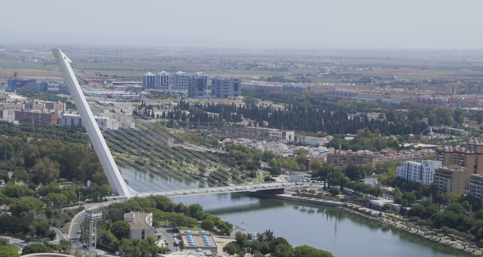 Panorámicas desde el interior del globo de Isla Mágica