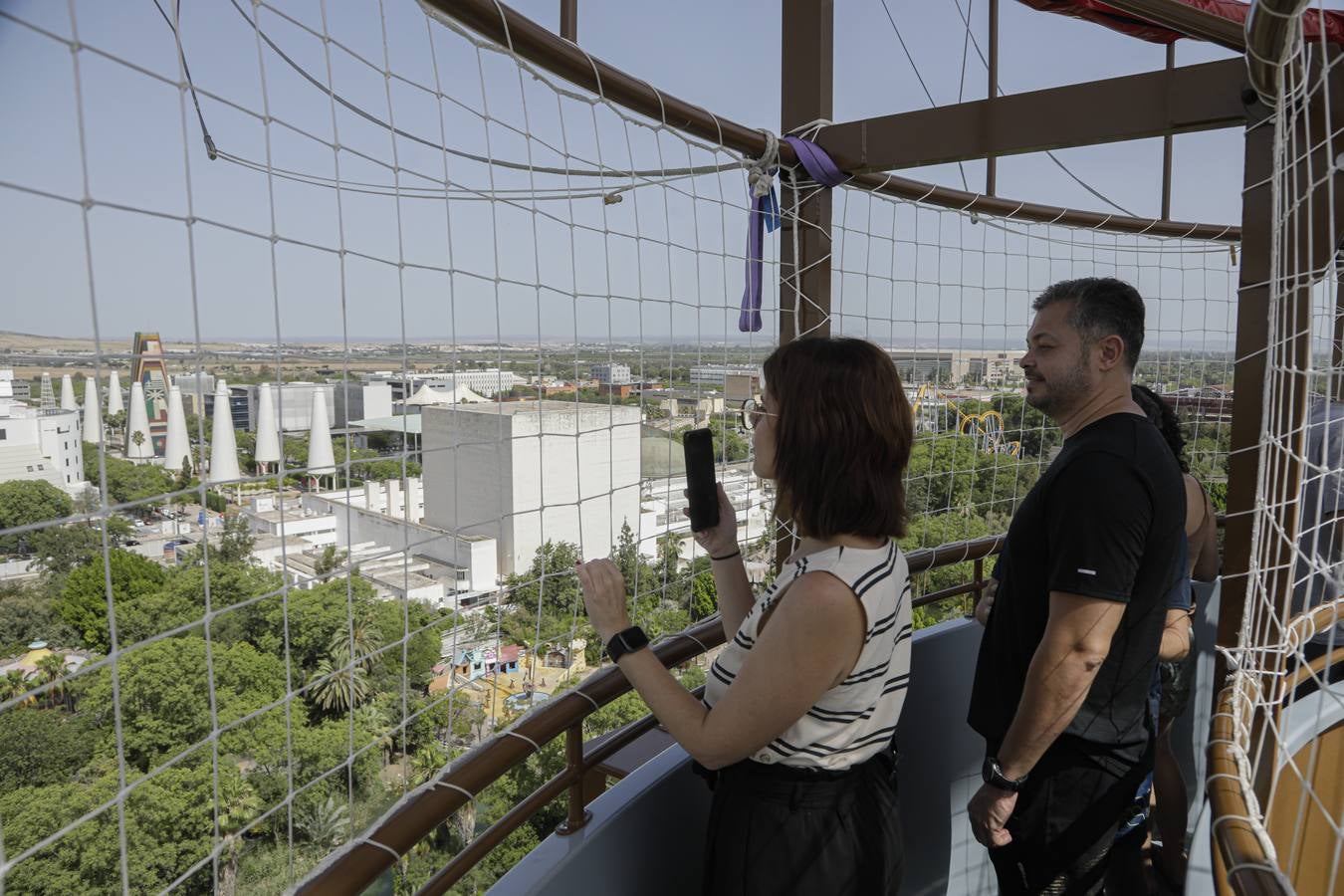 Panorámicas desde el interior del globo de Isla Mágica