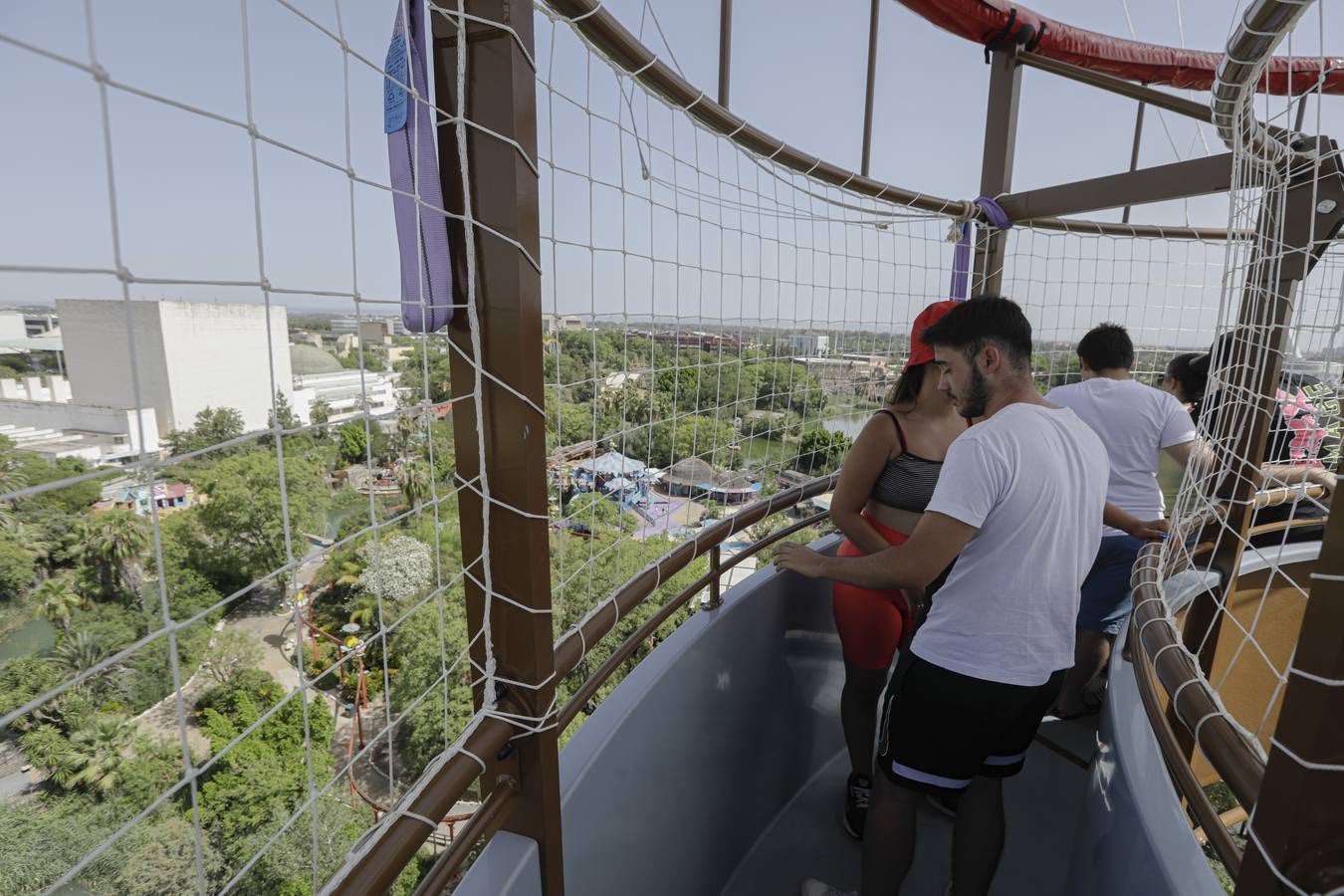 Panorámicas desde el interior del globo de Isla Mágica