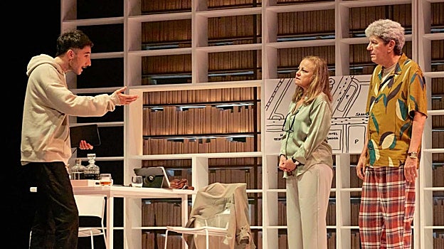 Juan Grandinetti, Ángeles Martín y Antonio Dechent en 'Hechos y faltas'