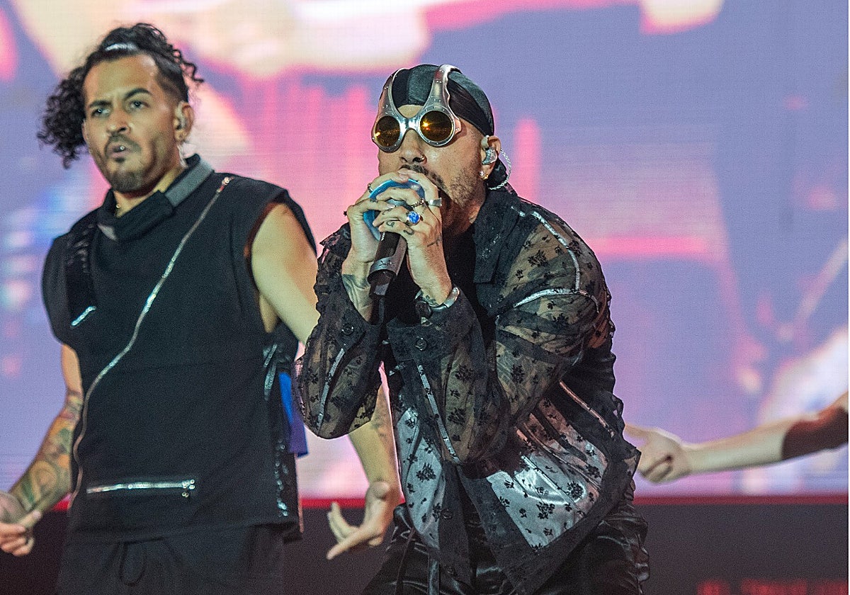 Rauw Alejandro, esta noche al principio de su actuación