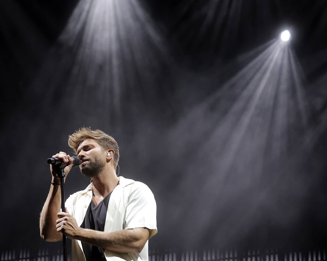 Pablo Alborán hizo un repaso por todos sus temas, coreados siempre por el público