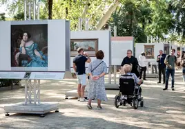 Imágenes de la exposición 'El Prado en las calles', en Sevilla
