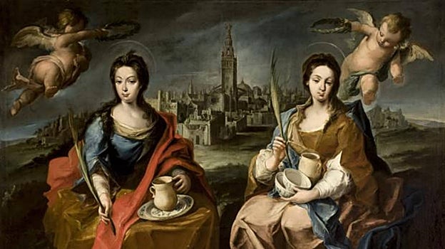 Santa Justa y Santa Rufina en la obra de Murillo