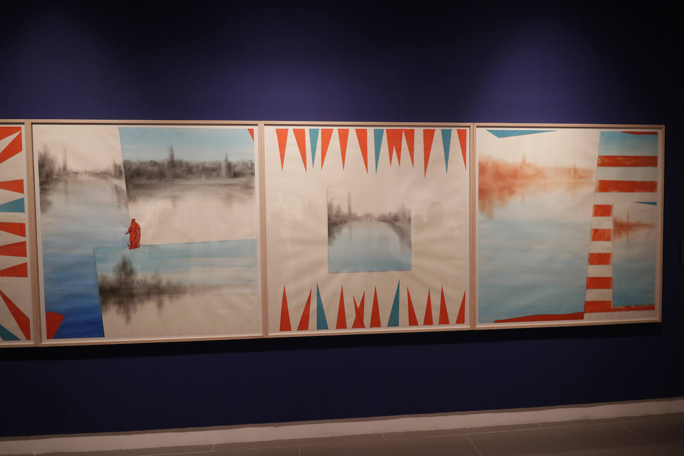 La inauguración de la exposición 'Vanidades', del artista sevillano Ricardo Suárez