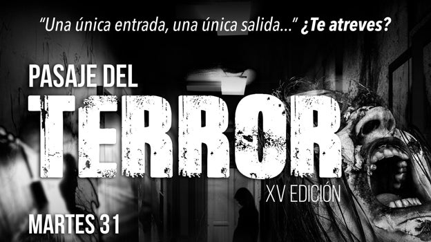 Cartel del pasaje del terror organizado en Bormujjos