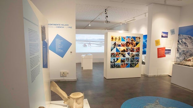 Las instalaciones de la Casa de la Ciencia acogen una exposición dedicada a la Antártida