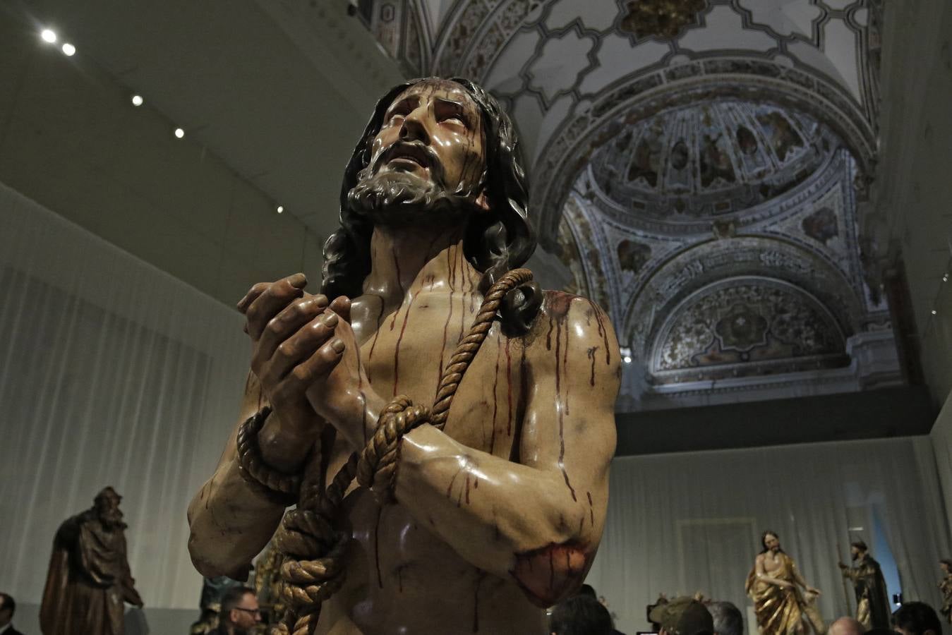 La inauguración de la exposición 'Pedro Roldán, escultor (1624-1699)', en el Museo de Bellas Artes de Sevilla