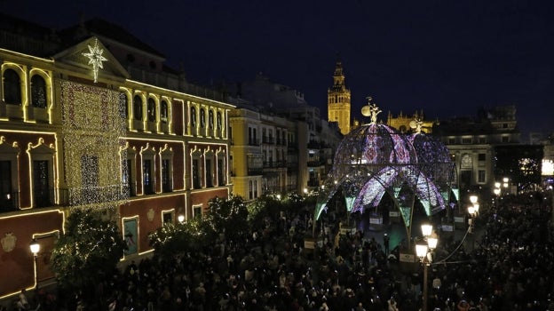 Encendido de las luces de Navidad del centro de Sevilla