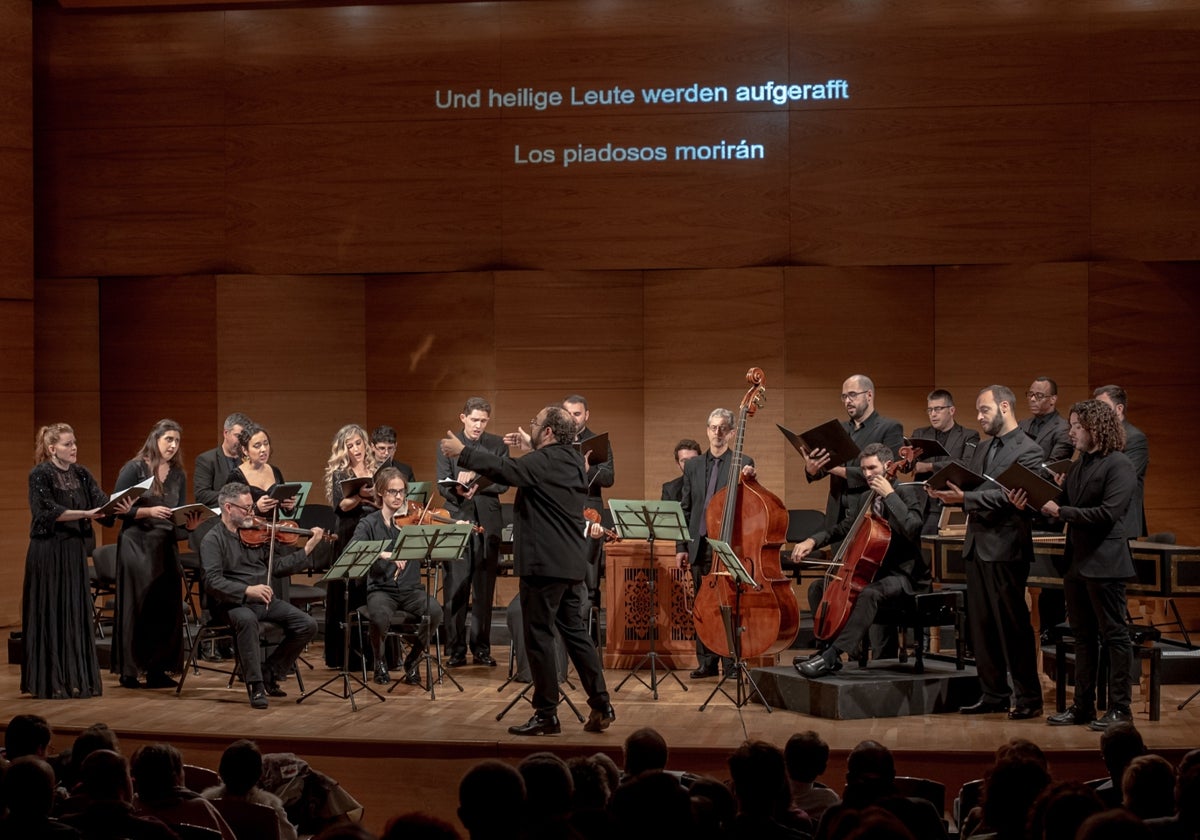 Un momento del concierto celebrado este lunes por la Orquesta Barroca de Sevilla