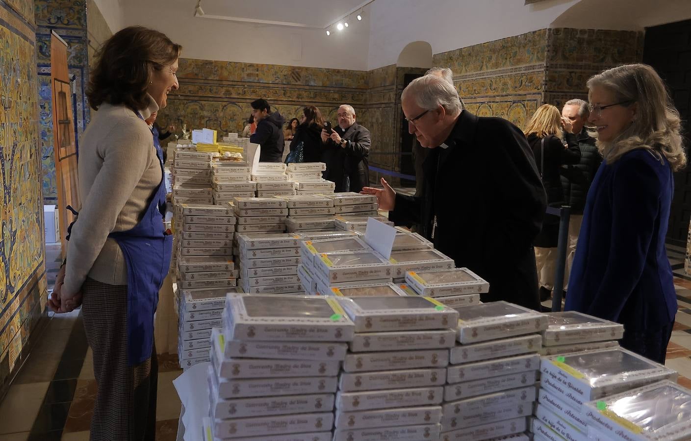 Durante el primer día ya se vendieron muchísimos dulces de los conventos