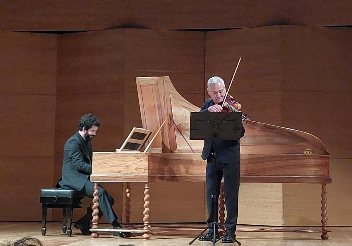 Ignacio Prego y Hiro Hurosaki durante el concierto celebrado en Espacio Turina