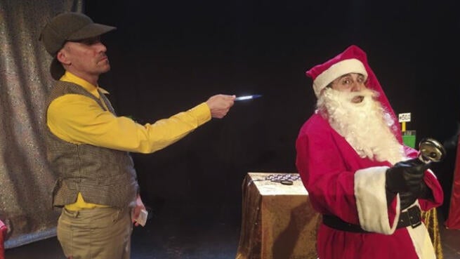 Una de las escenas de el teatro 'El secuestro de los reyes magos'