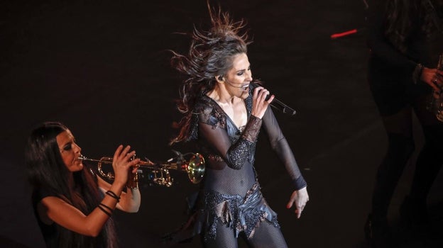 Malú en su último concierto en Sevilla