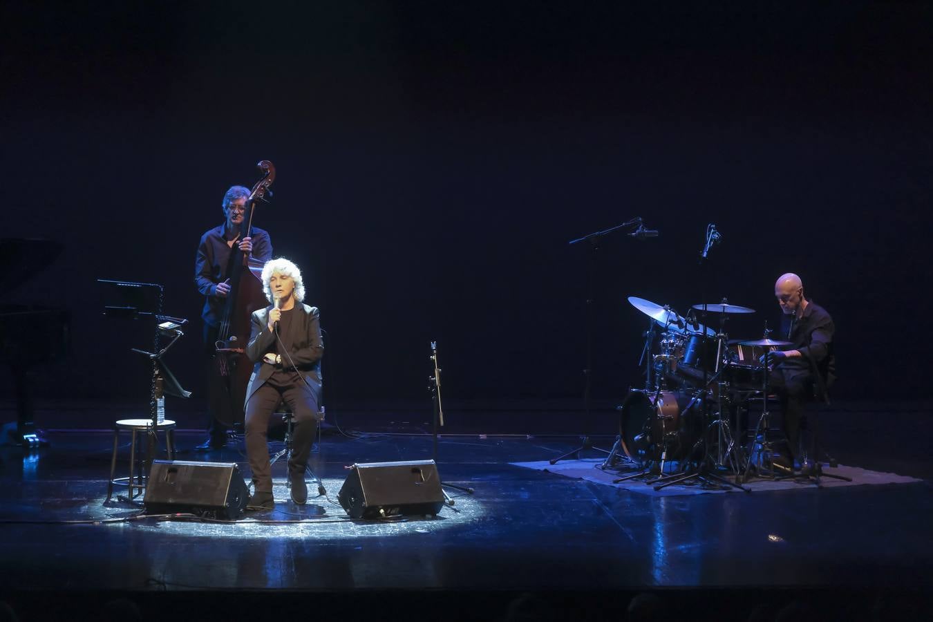 La artista, sobre el escenario del Maestranza