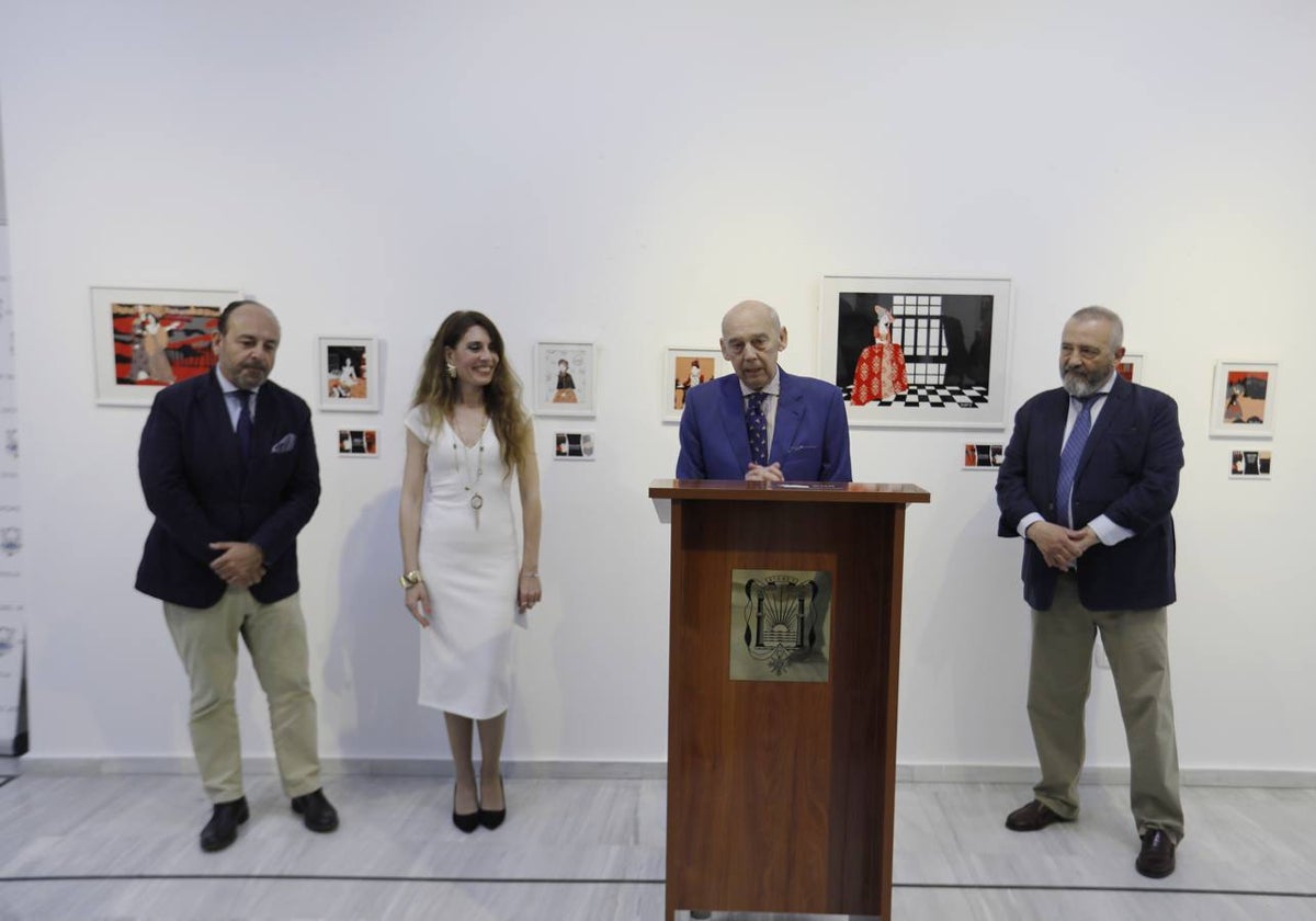 Presentación de la exposición de Teresa Guzmán en el Ateneo de Sevilla