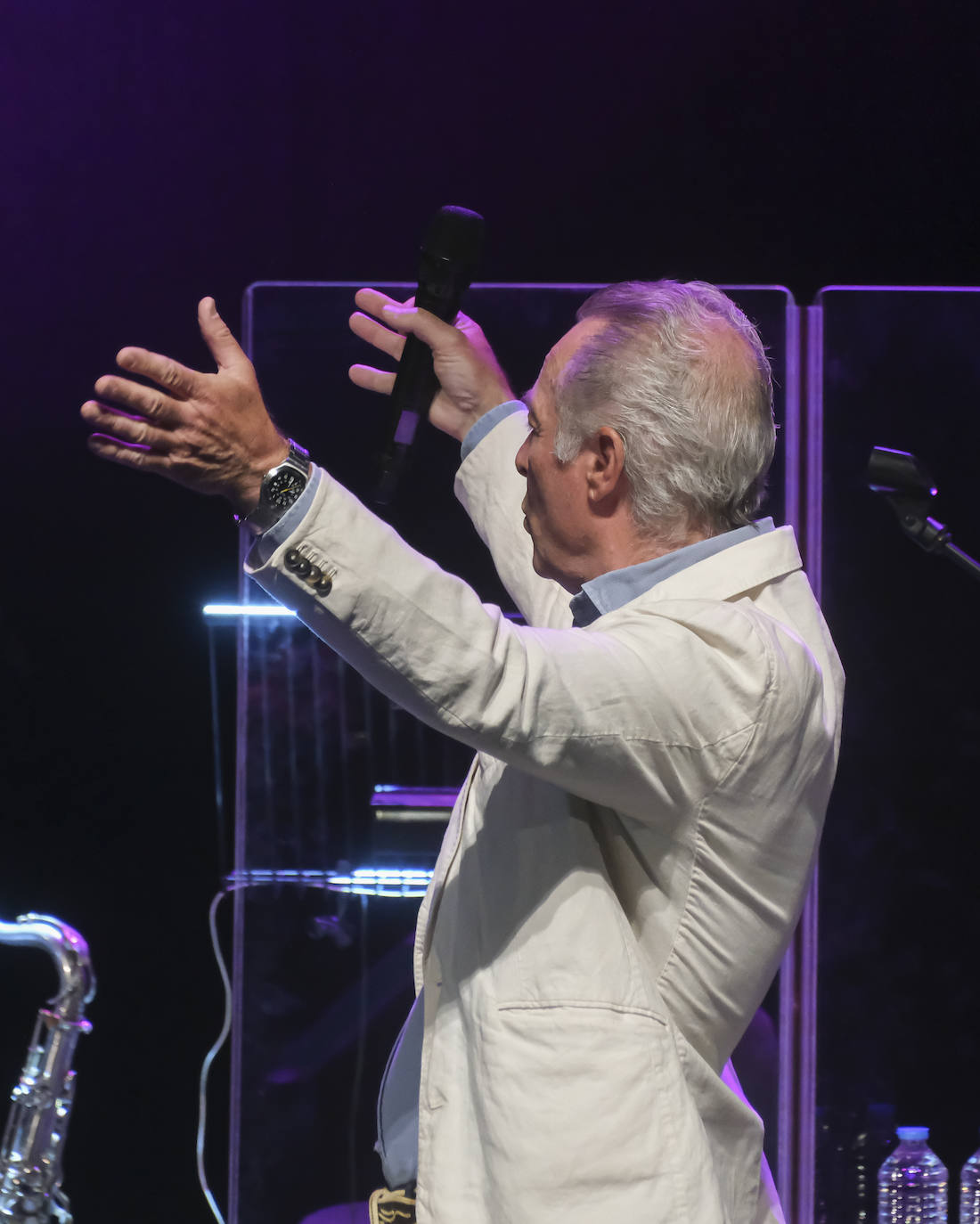 José Manuel Soto durante su concierto en el teatro de la Maestranza de Sevilla 