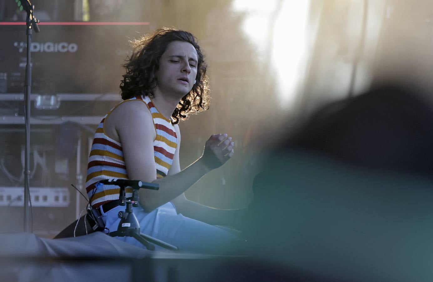 El público coreó las canciones con el vocalista de Arde Bogotá