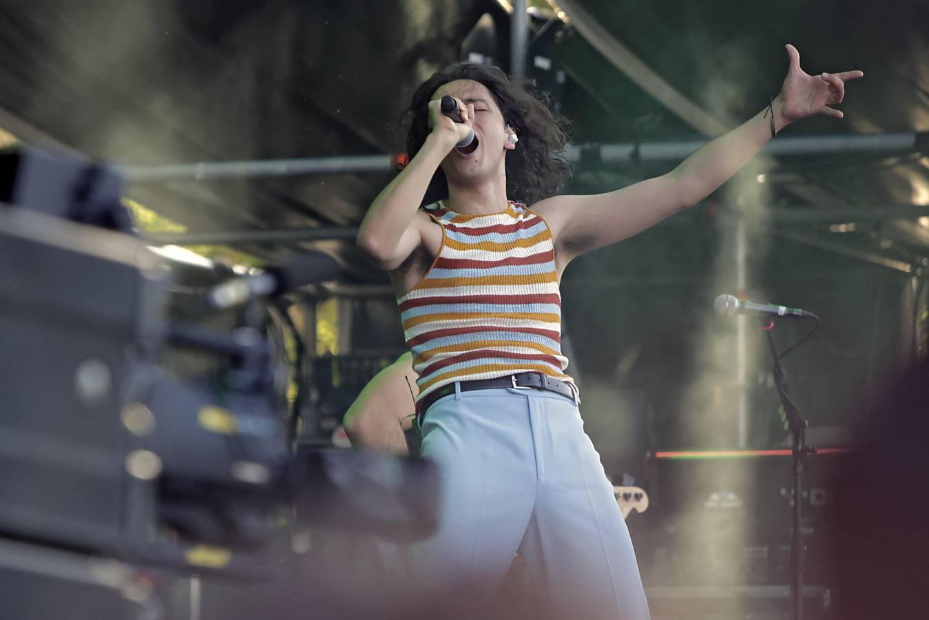 El público coreó las canciones con el vocalista de Arde Bogotá